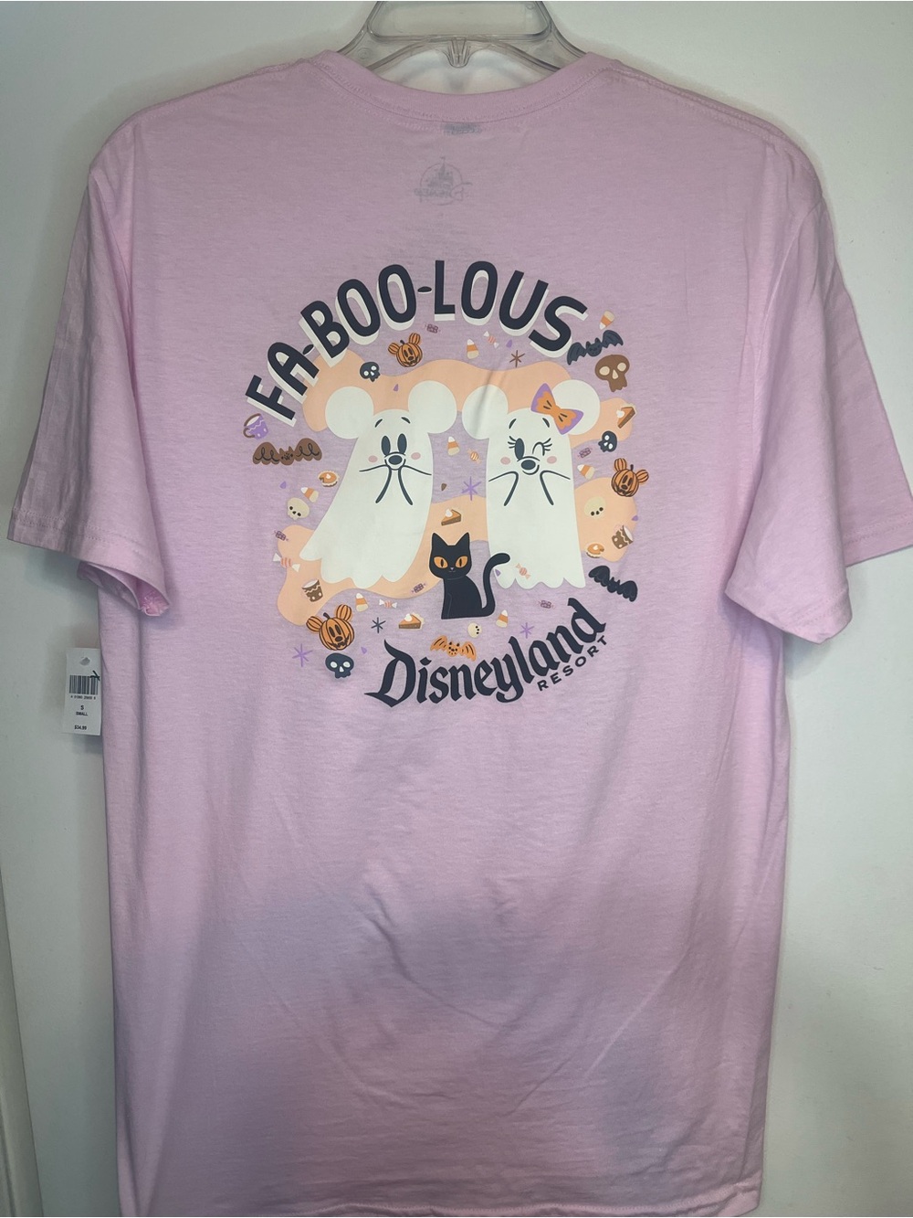 Disney Pink 'Fa-Boo-Lous' Halloween Graphic Tee